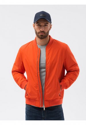 Куртка-бомбер , оранжевый Ombre