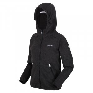 Прогулочная флисовая куртка Maxwell Kids на молнии с полной молнией - черная REGATTA, цвет schwarz Regatta