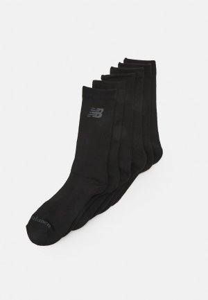 Спортивные носки Performance Cushioned Crew Socks 6 Pack , черный New Balance