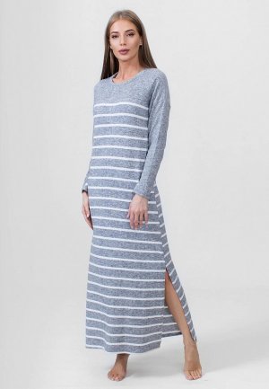 Платье домашнее Penye Mood. Цвет: серый