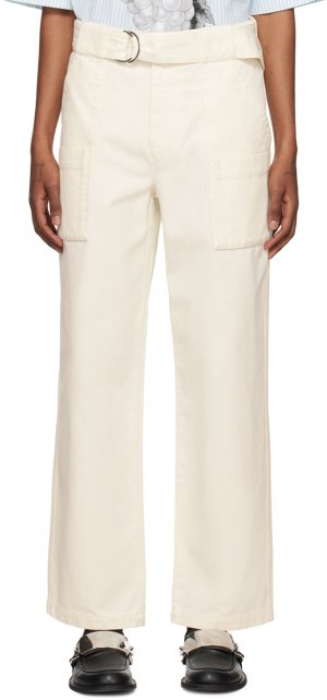 Прямые джинсовые брюки-карго Off-White Jw Anderson