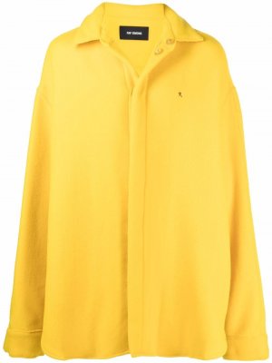 Куртка-рубашка Extremely Big Raf Simons. Цвет: желтый