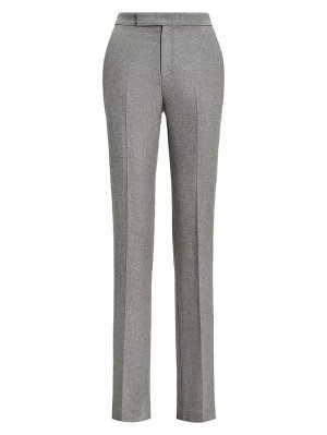 Прямые шерстяные брюки , серый Ralph Lauren Collection