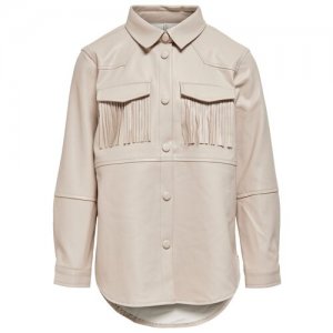 ONLY, блузка для девочки, Цвет: бежевый, размер: 134/140 Only. Цвет: бежевый
