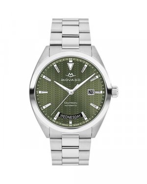 Автоматические часы серии Datron Heritage, 41 мм , цвет Green Movado