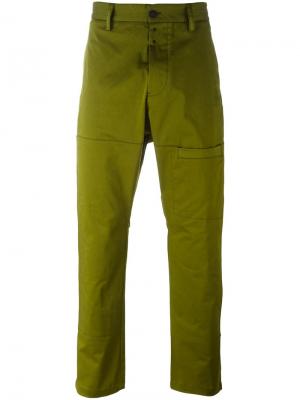 Классические брюки Oamc. Цвет: зелёный
