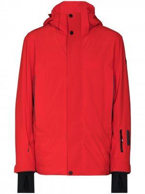 Лыжная куртка с капюшоном Moncler Grenoble. Цвет: красный