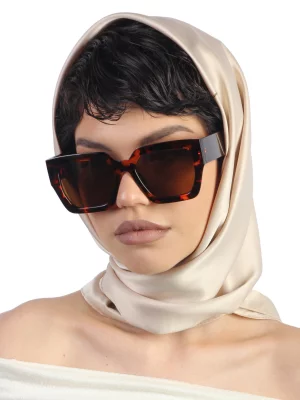 Солнцезащитные очки женские ANG522, коричневые Pretty Mania