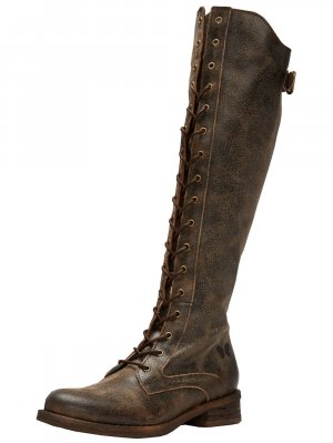 Ботинки на шнуровке FELMINI Gredo, коричневый/серый