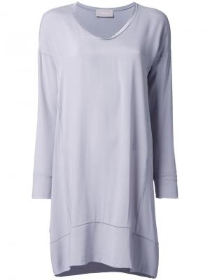 Платье-футболка Drumohr. Цвет: серый