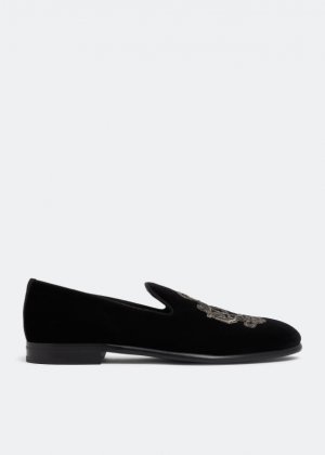 Слиперы Young Pope slippers, черный Dolce&Gabbana