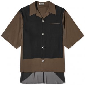Рубашка Multi Fabric, коричневый/хаки Undercover