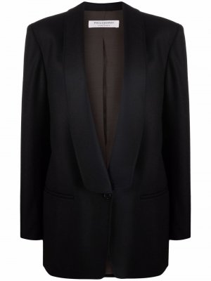Однобортный пиджак-смокинг Philosophy Di Lorenzo Serafini. Цвет: черный