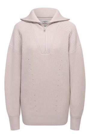 Шерстяной свитер Isabel Marant Etoile. Цвет: кремовый