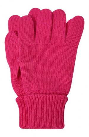 Шерстяные перчатки Il Trenino. Цвет: розовый