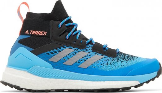 Ботинки Terrex Free Hiker Primeblue 'Black Blue Rush', синий Adidas