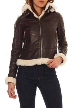 Jacket Isaco & Kawa. Цвет: dark brown