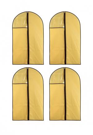 Комплект чехлов для одежды 4 шт. El Casa MP002XU0CRY7. Цвет: желтый