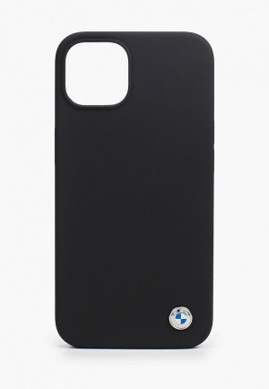 Чехол для iPhone BMW 13, Liquid silicone Hard Black. Цвет: черный