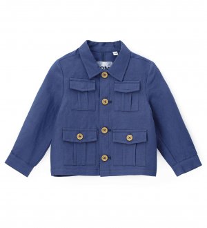 Пиджак для маленького мальчика (9-12 месяцев (Рост 74-80)) Original Marines. Цвет: синий