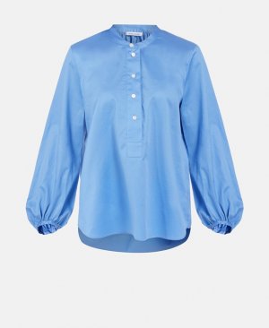 Рубашка-блузка , светло-синий Seidensticker