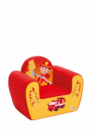 Игрушка Paremo Бескаркасное (мягкое) детское кресло Экшен, Пожарный. Цвет: разноцветный