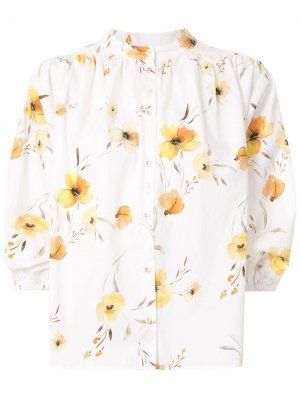 Рубашка Colette с цветочным принтом BEC + BRIDGE. Цвет: белый