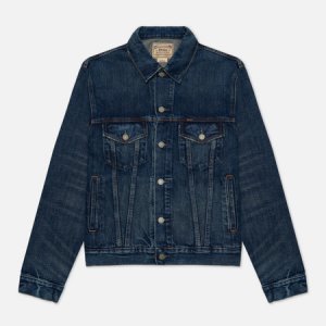 Мужская джинсовая куртка Icon Trucker Denim Polo Ralph Lauren. Цвет: синий