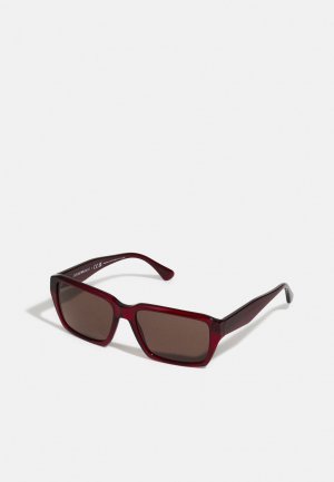 Солнцезащитные очки , цвет shiny transparent red/dark brown Emporio Armani