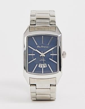 Мужские наручные часы с квадратным циферблатом R790A-Серебряный Ben Sherman