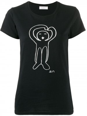 Graphic print T-shirt Société Anonyme. Цвет: черный