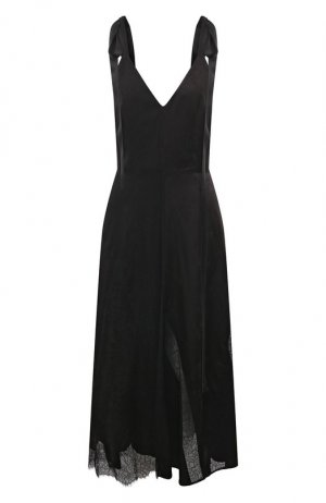 Платье из вискозы GOEN.J. Цвет: чёрный