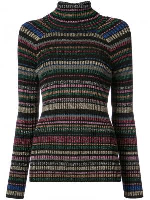 Полосатый свитер с блестками Milly. Цвет: многоцветный