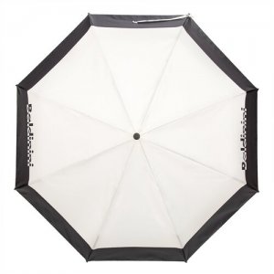 Зонт складной женский 480-OC beige/black Baldinini. Цвет: бежевый