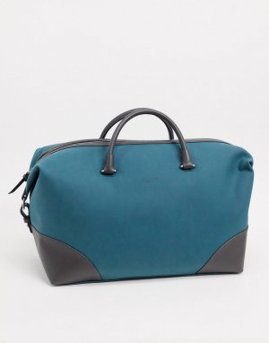 Зеленовато-синий рюкзак из нубука Graveet-Голубой Ted Baker