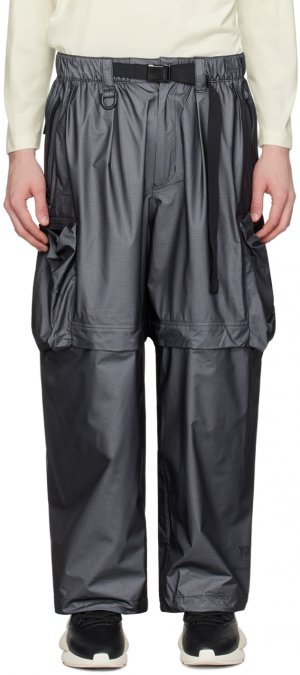 Черные брюки-карго с карманами Y-3