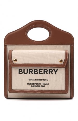 Сумка Pocket Bag mini Burberry. Цвет: бежевый