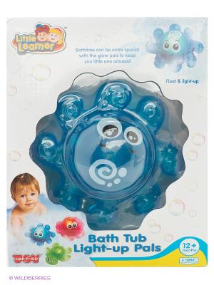 Игрушка для ванной со световым эффектом осьминожек Hap-P-Kid. Цвет: синий