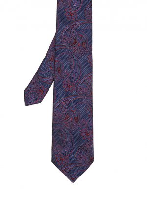 Разноцветный шелковый галстук Etro
