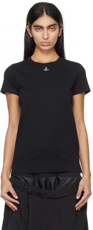 Черная футболка Orb Peru , цвет Black Vivienne Westwood