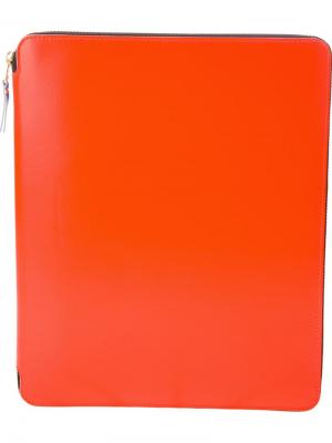 Чехол колор-блок для iPad Comme Des Garçons Wallet. Цвет: жёлтый и оранжевый