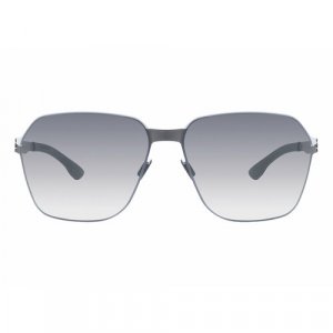 Солнцезащитные очки MB 04 White Pop Graphite Black, серый Ic! Berlin. Цвет: серый