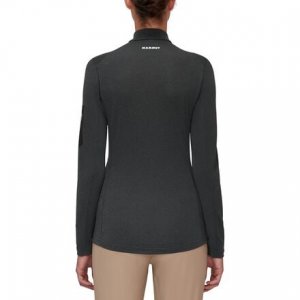Пуловер с молнией 1/2 Aenergy Light ML — женский , цвет Black/Phantom Mammut