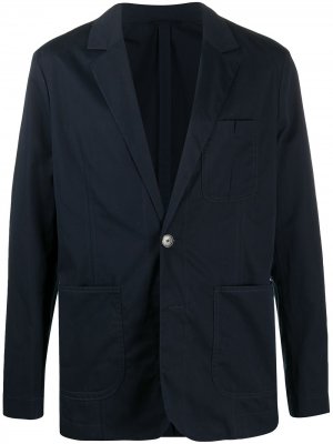 Пиджак на пуговице Kenzo. Цвет: синий