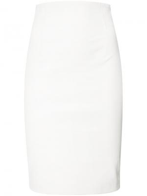 Облегающая юбка Theperfext. Цвет: белый