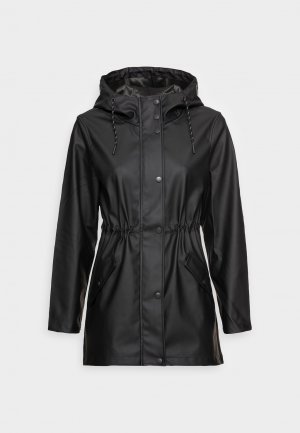 Дождевик/водоотталкивающая куртка VMMALOU COATED , цвет black Vero Moda Petite