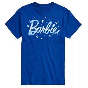 Футболка с графическим логотипом Big & Tall Icy, Blue , синий Barbie