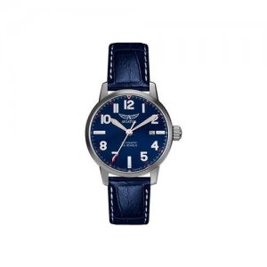 Наручные часы V.3.21.0.138.4, синий, серебряный Aviator