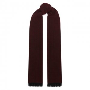 Кашемировый шарф Kiton. Цвет: красный