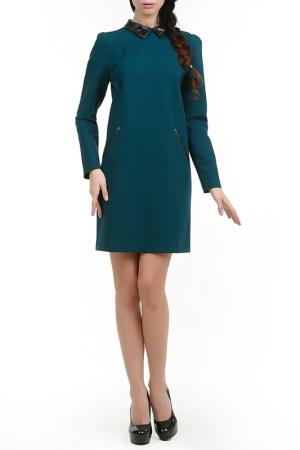 Платье Атли LESYA. Цвет: зеленый